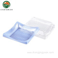 Anti-fog Blue Disposable Japanese Sushi Tray Disposable Bowl